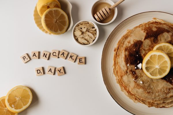 Pancakes on a plate